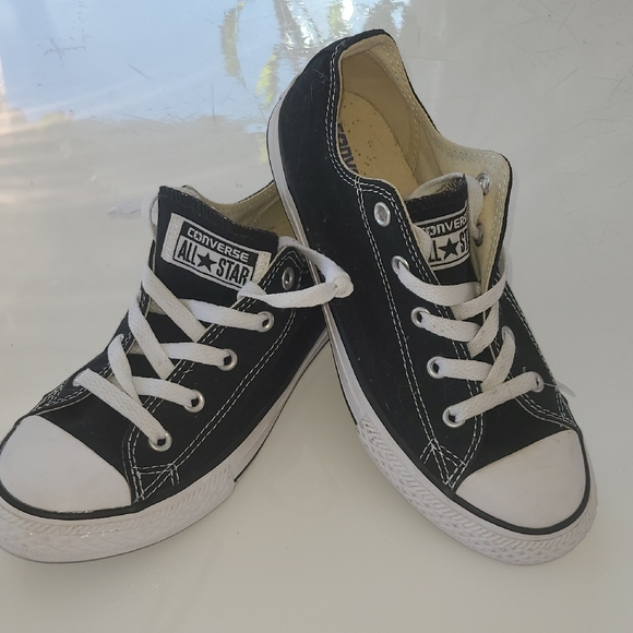 Converse Shoes - Converse Black and White Low-Top Sneakers